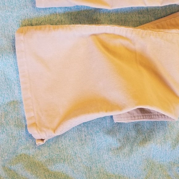Abercrombie Cream Corduroy Jeans Stretch 12S Bell - Picture 8 of 14